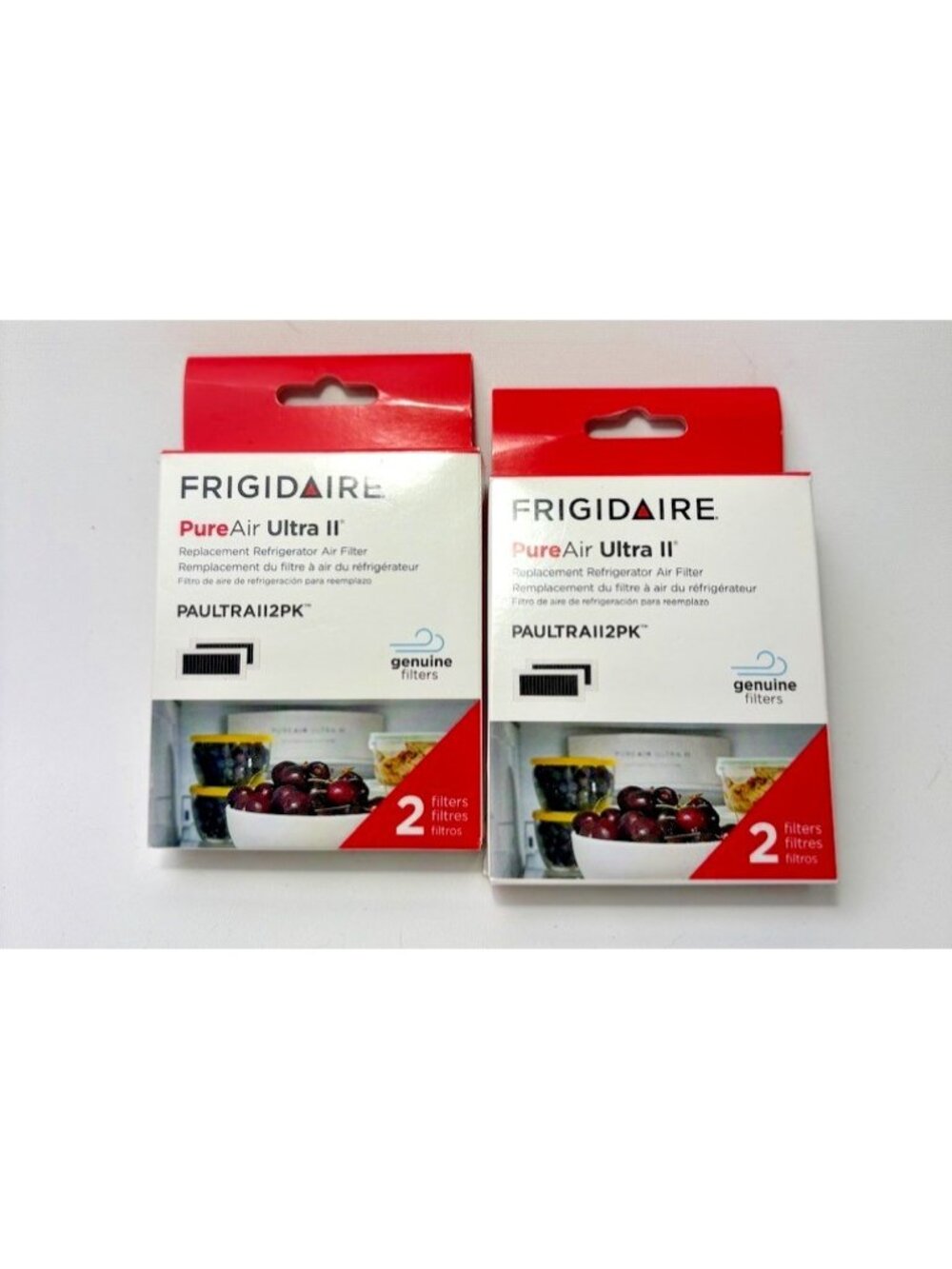 2 X Frigidaire PAULTRAII2PK Pure Air Ultra II Air Filter New